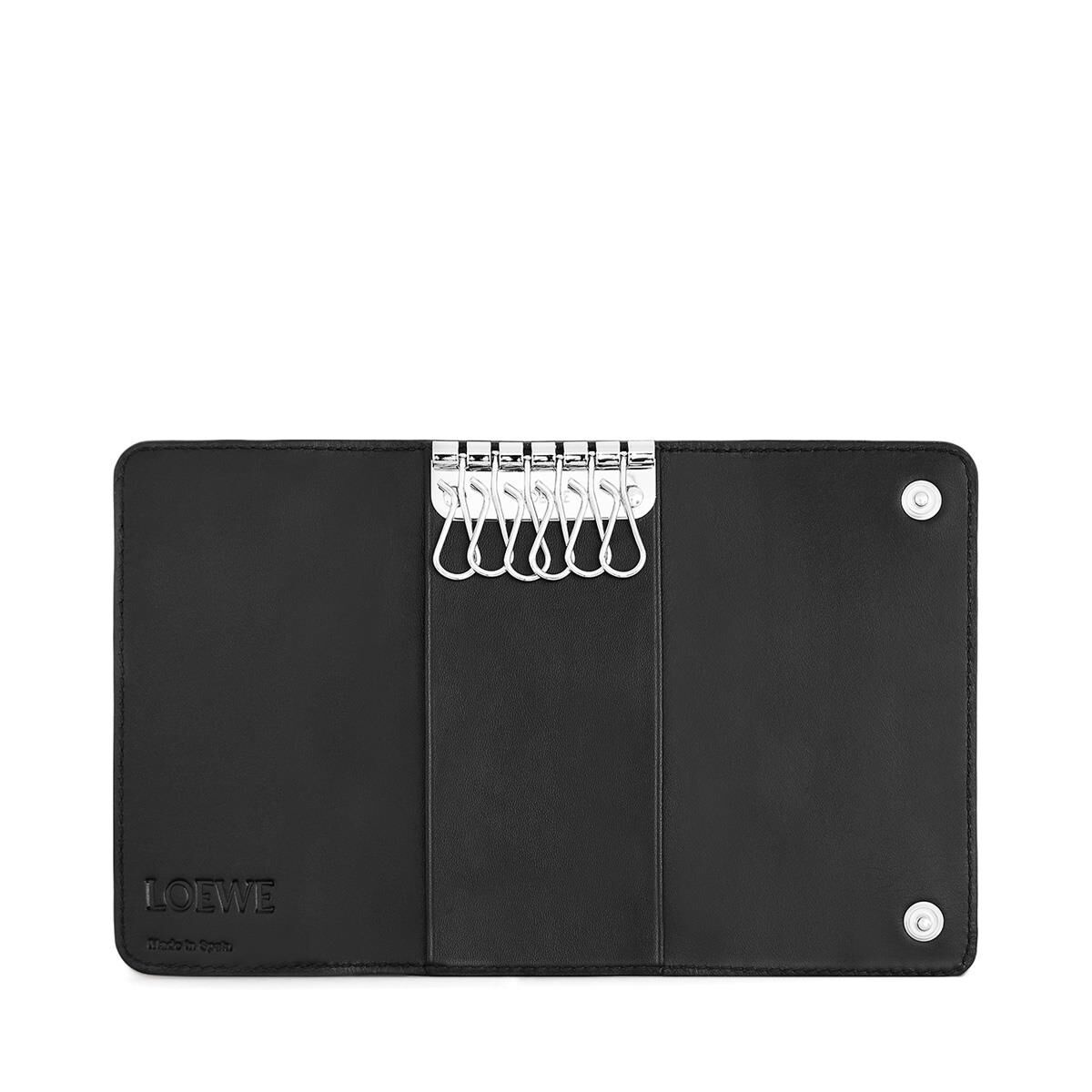 6 keys keyring in calfskin - 2