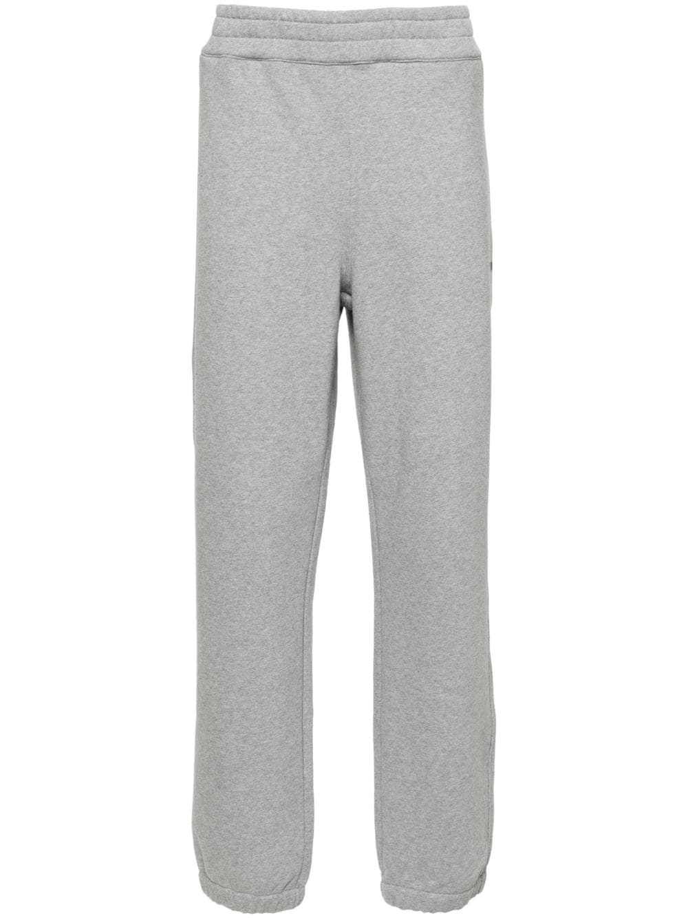 logo-appliquÃ© cotton track trousers - 2