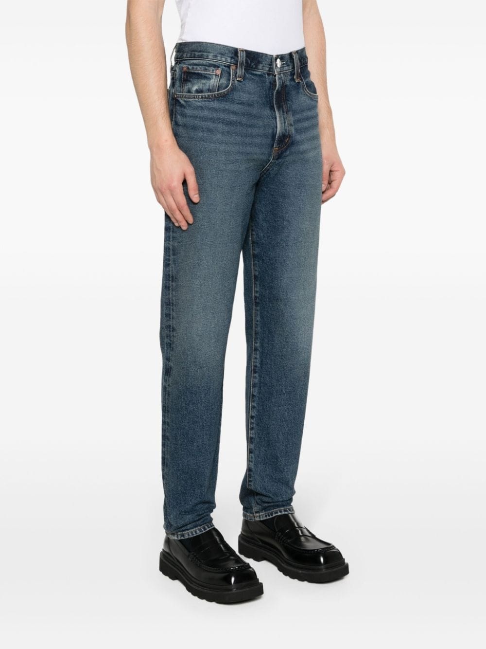 five-pocket tapered jeans - 3