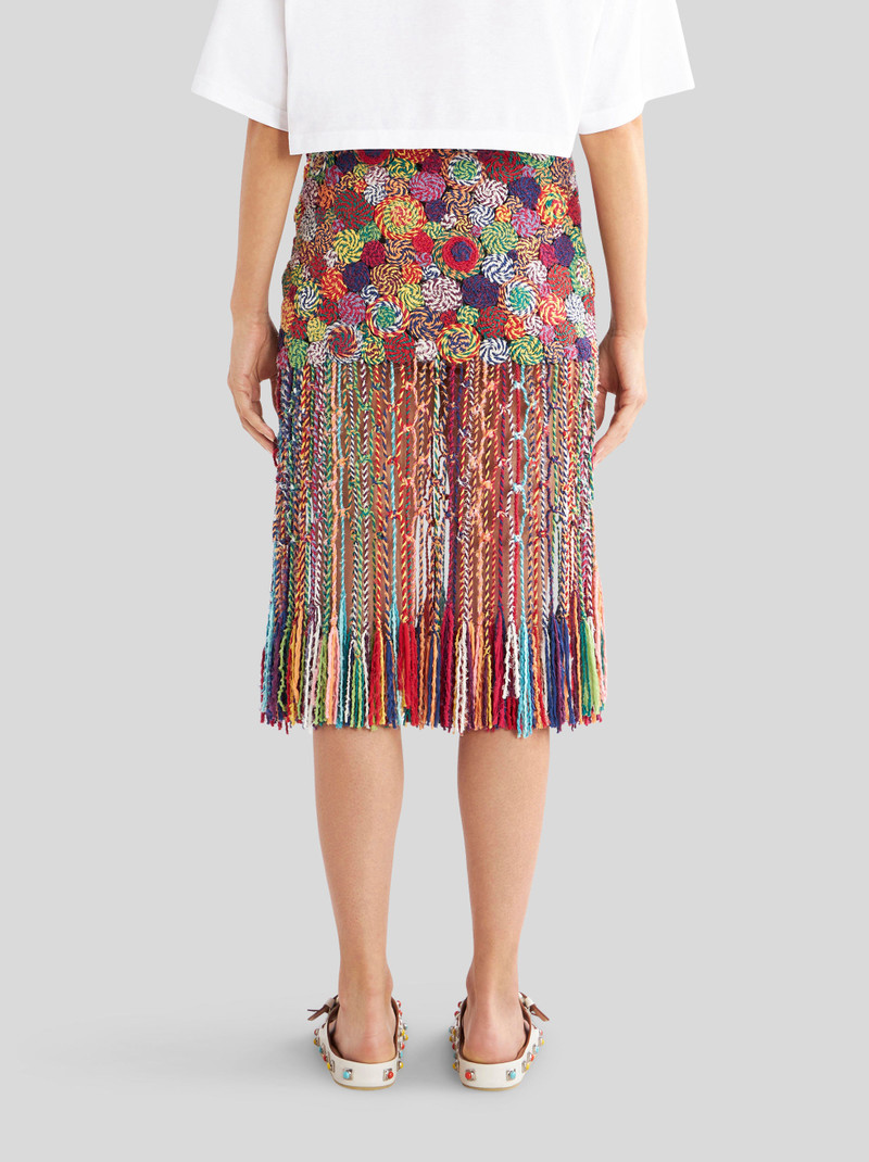 CROCHETED KNIT SKIRT 4