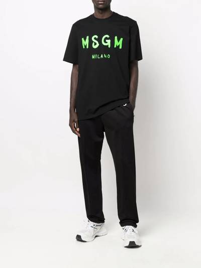 MSGM logo-print T-shirt outlook