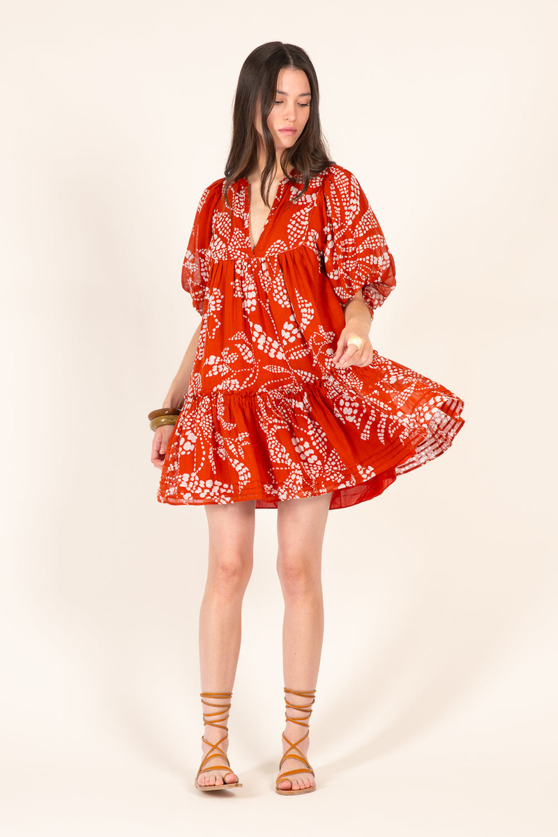 Mini Dress Cruz - Paprika Austral 1