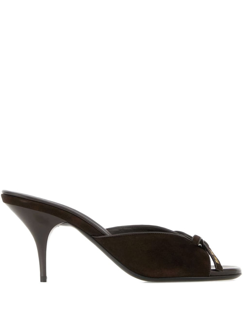 bow-detail sandals 1