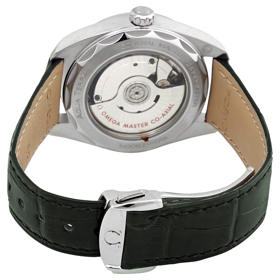Omega Seamaster Automatic Chronometer Diamond Green Dial Ladies Watch 220.13.38.20.60.001 - 3
