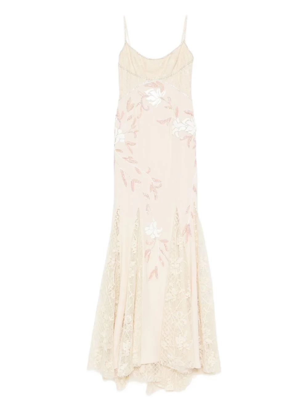 beaded lace dress - 1