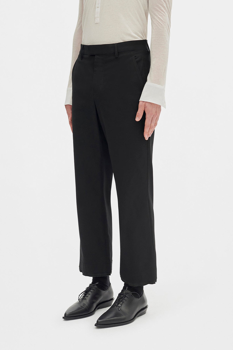 Ann Demeulemeester Ysten Cropped Trousers outlook
