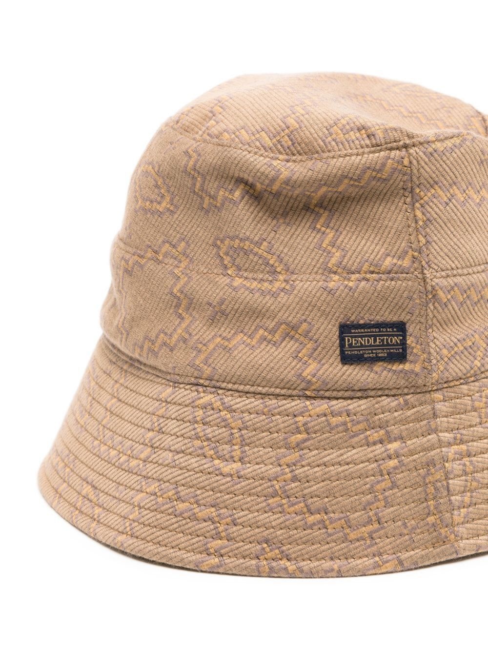 logo-appliqué bucket hat - 2