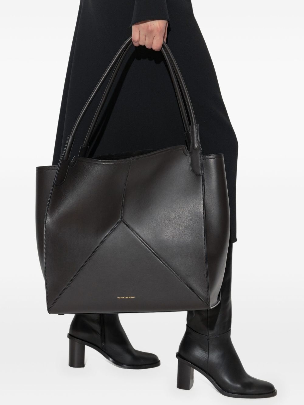leather tote bag - 2
