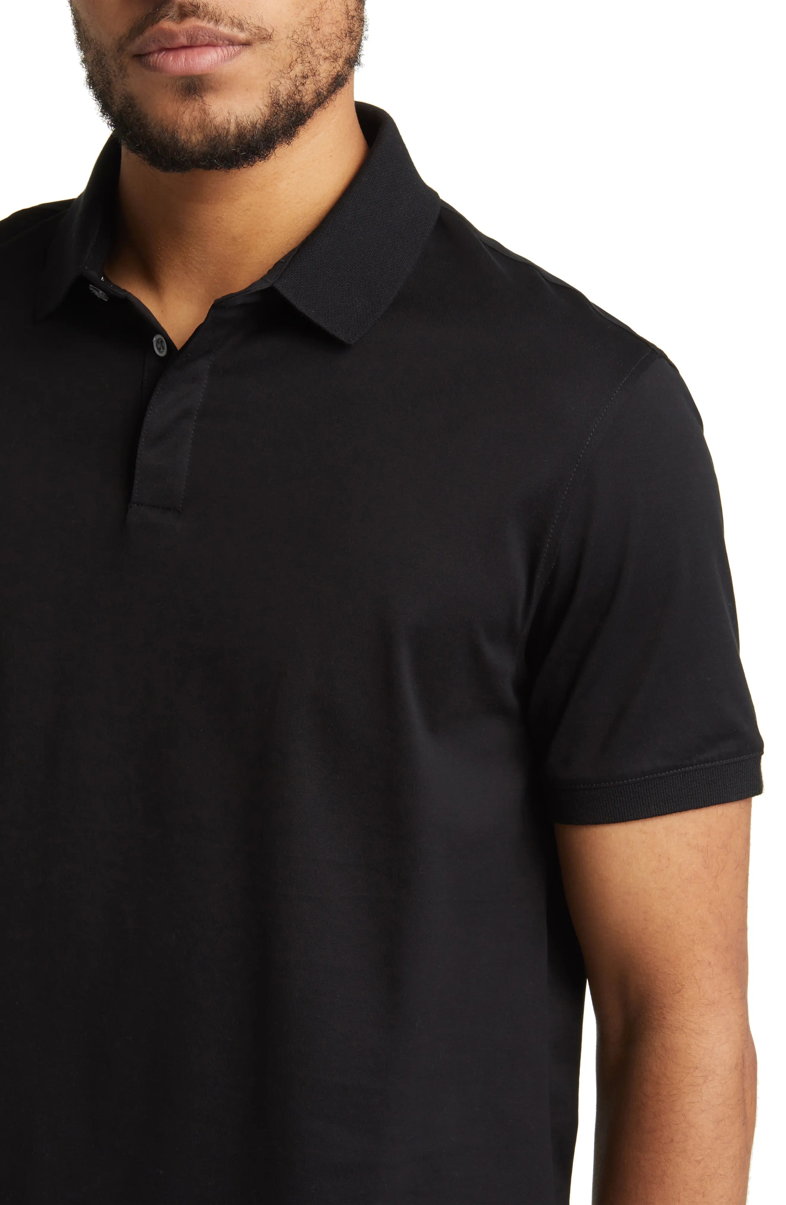 Solid Cotton Polo - 4