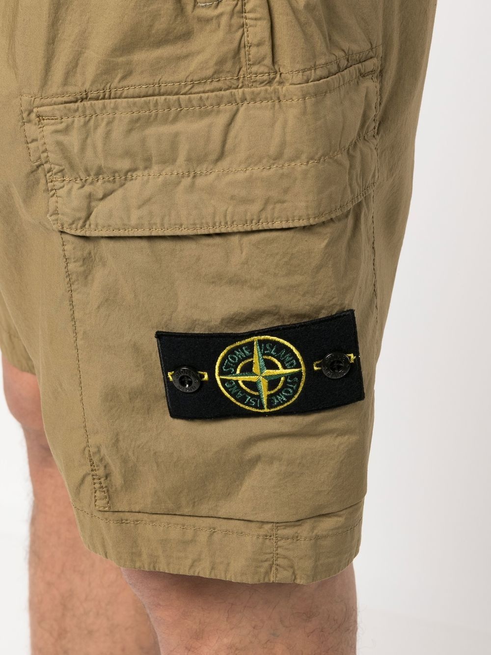 side logo-patch bermuda shorts - 5