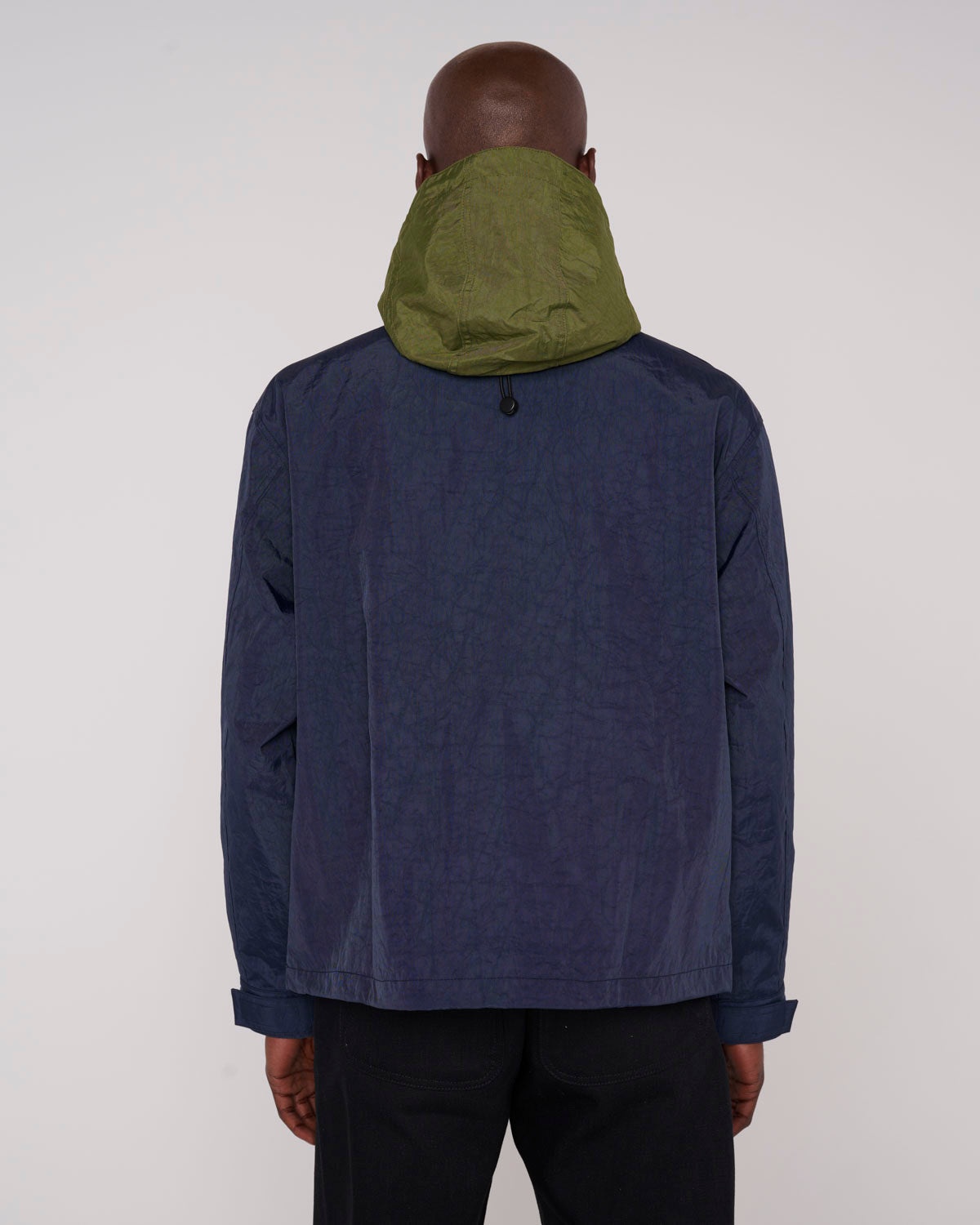 Cropped Hunting Jacket - Navy - 5