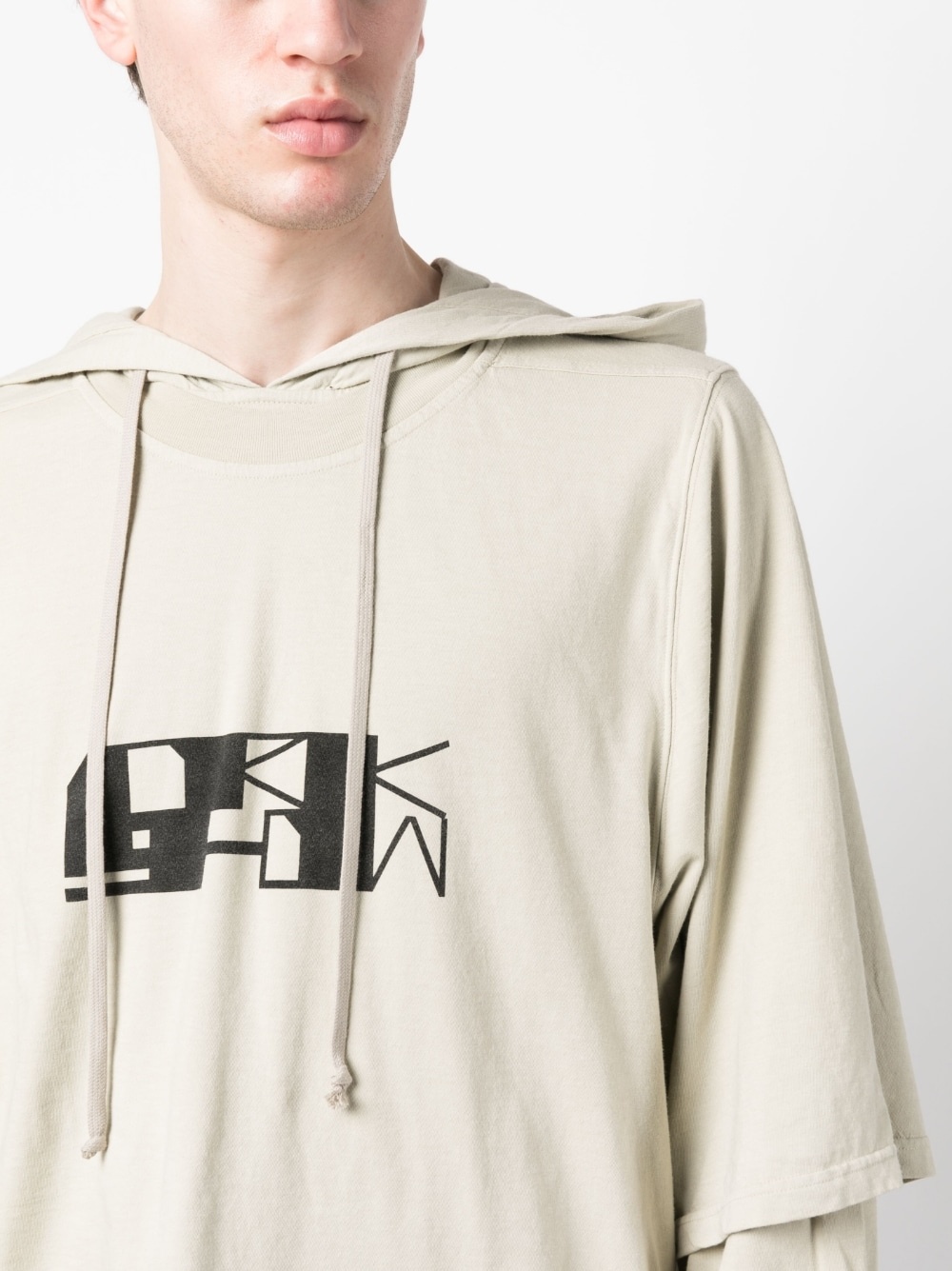 graphic-print long sleeves hoodie - 5
