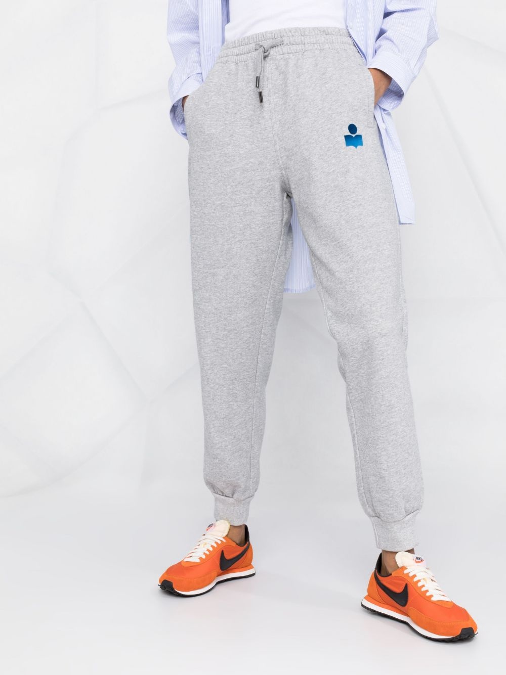 logo-patch track pants - 5