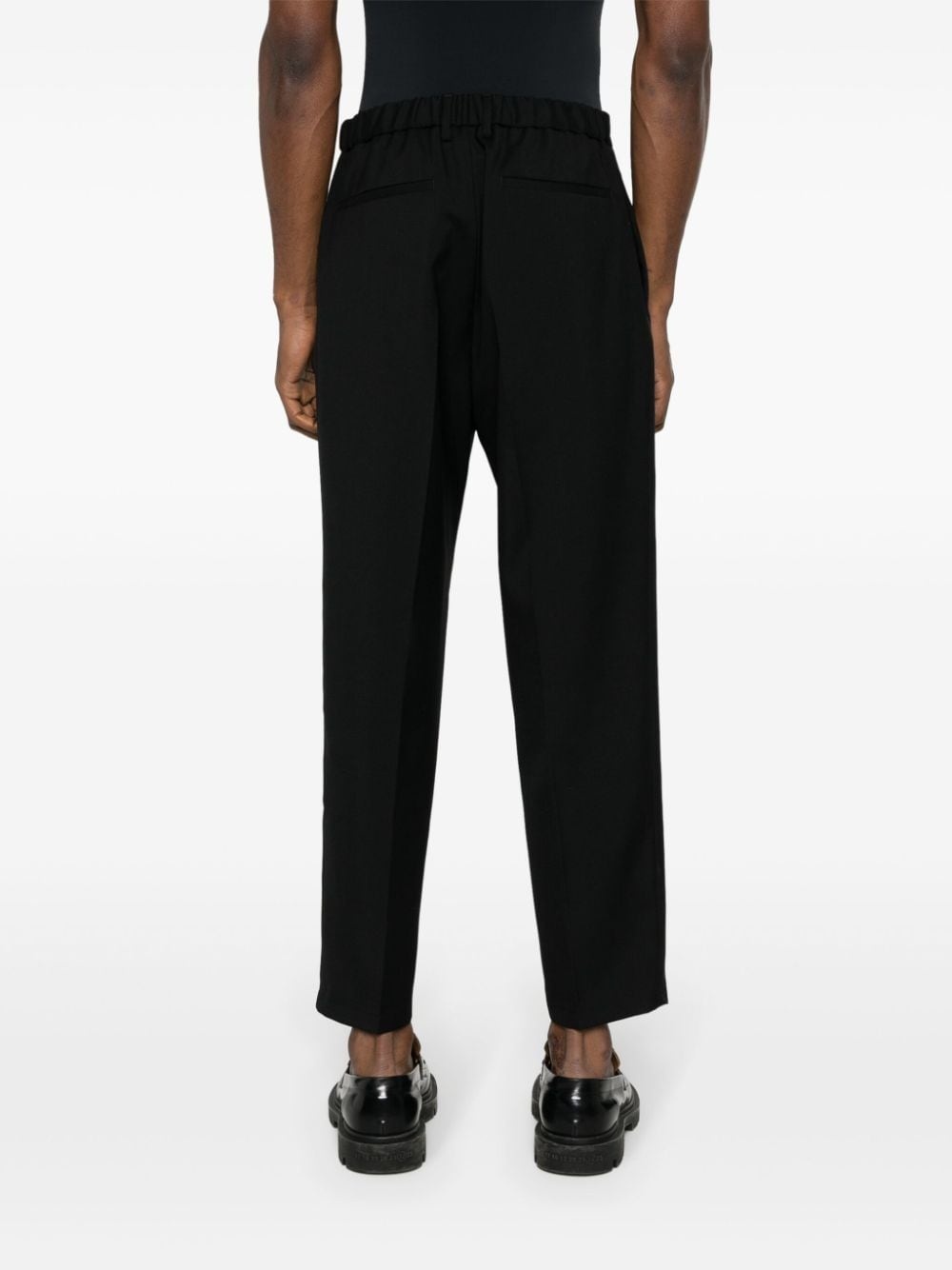 elasticated-waist trousers - 4