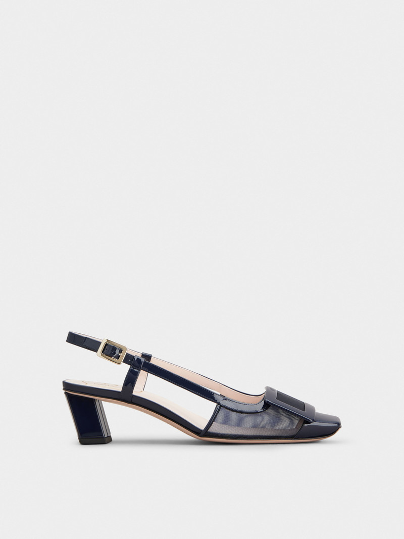 Belle Vivier Slingback Pumps in patent leather - 1