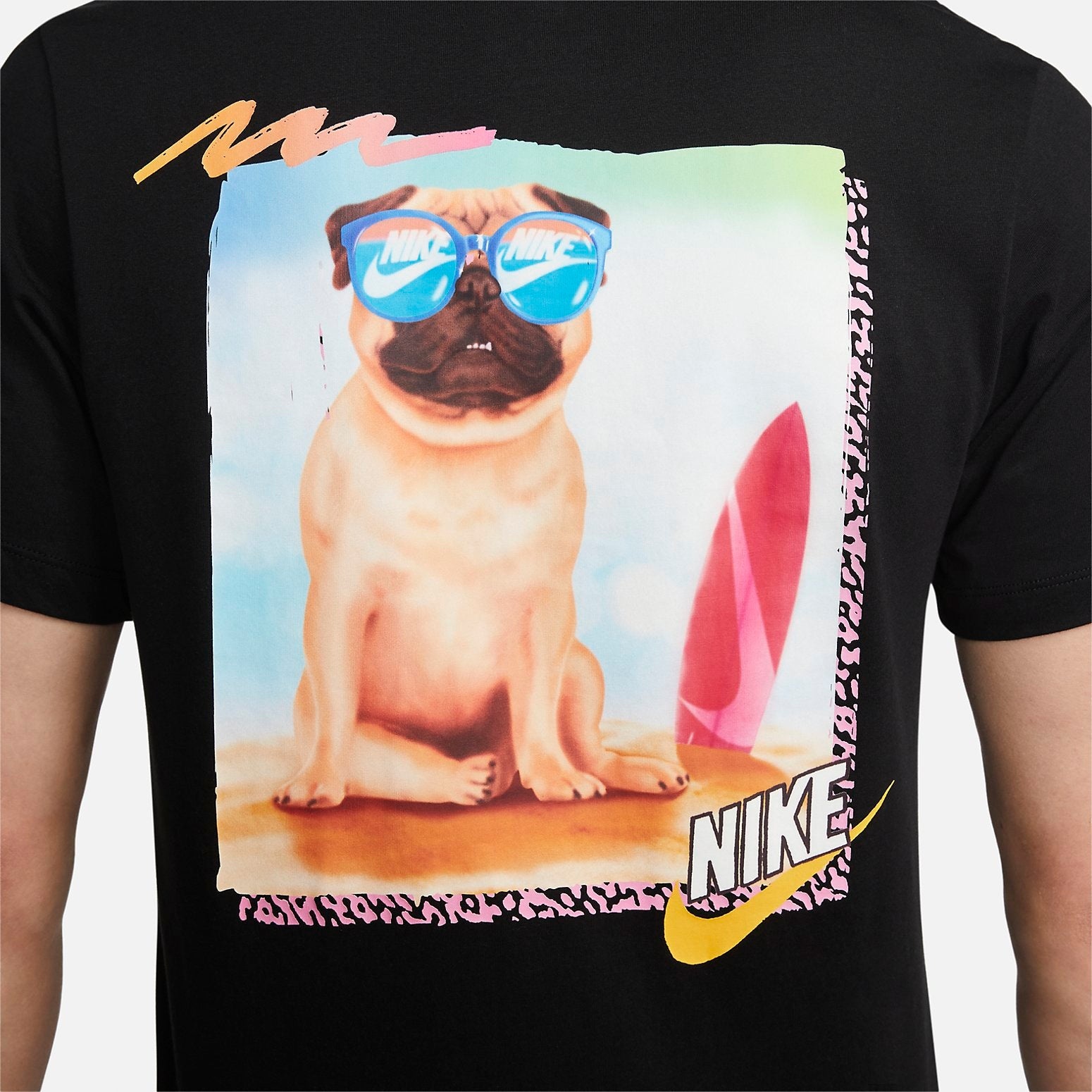 Nike Pug Logo T-Shirt 'Black' FD6637-010 - 3