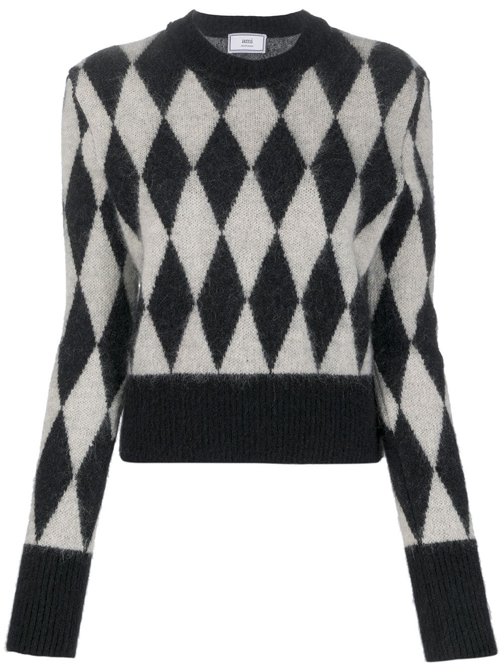 argyle intarsia jumper - 1