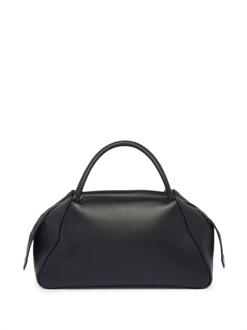 Prada logo-embellished leather mini bag - Black