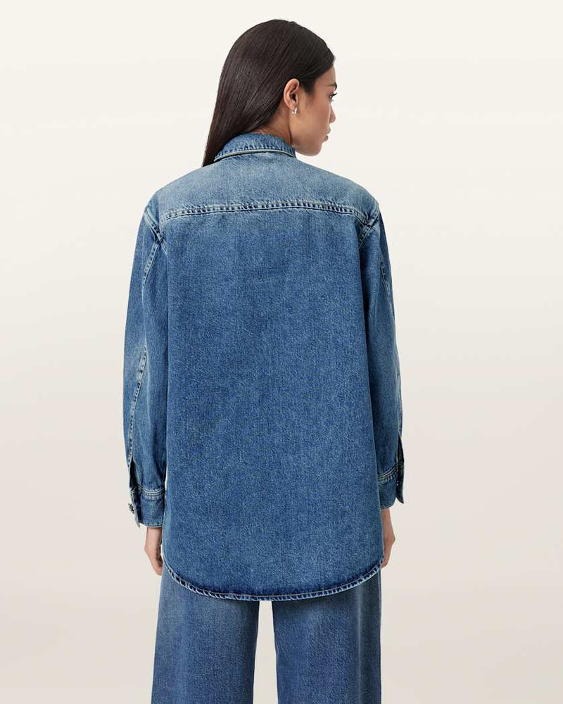 ENNA EMBELLISHED DENIM SHIRT 8