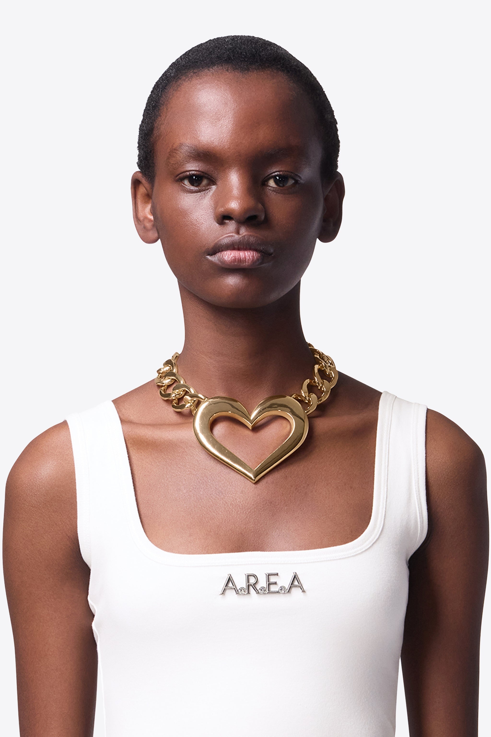 HEART CHAIN NECKLACE - 2