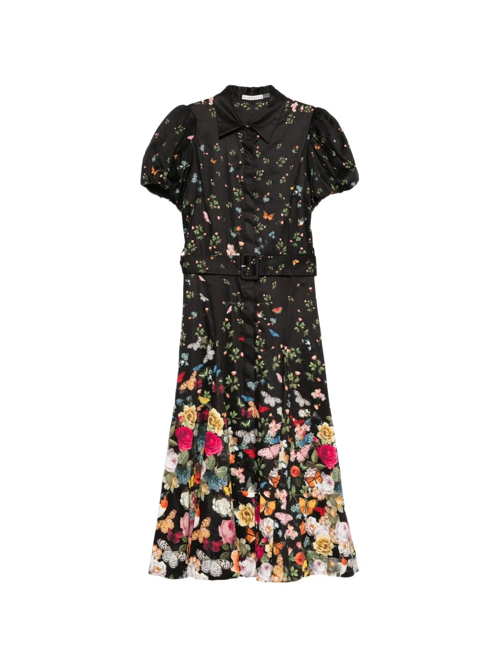 Henrietta floral belted midi dress - 1