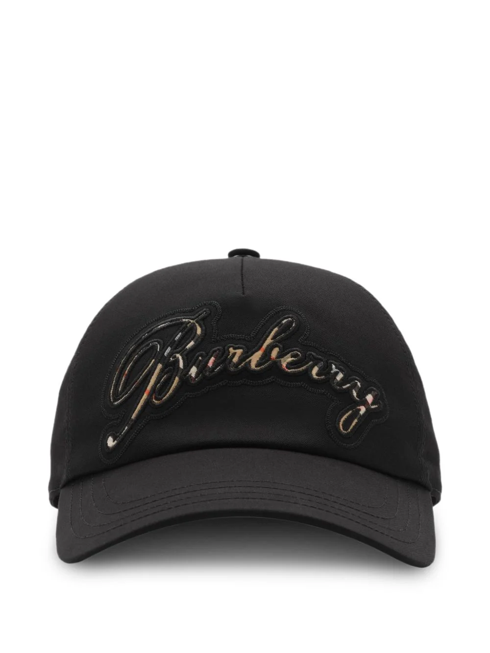check-cursive baseball cap - 1