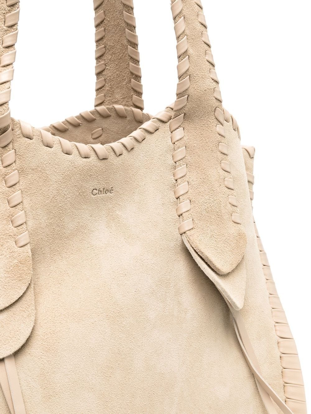 Mony whipstitch-detail tote bag - 4