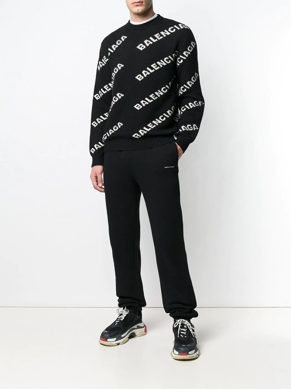 all-over logo jumper - 2