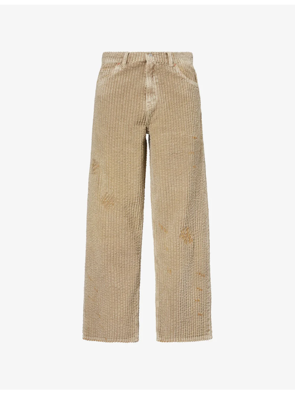 Vast Cut Distressed Straight-Leg Denim Trousers - 1