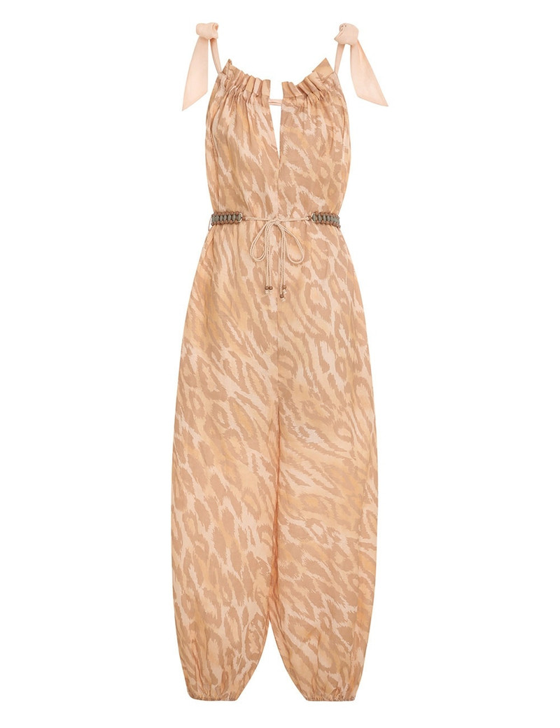 VIOLET TIE JUMPSUIT - 1