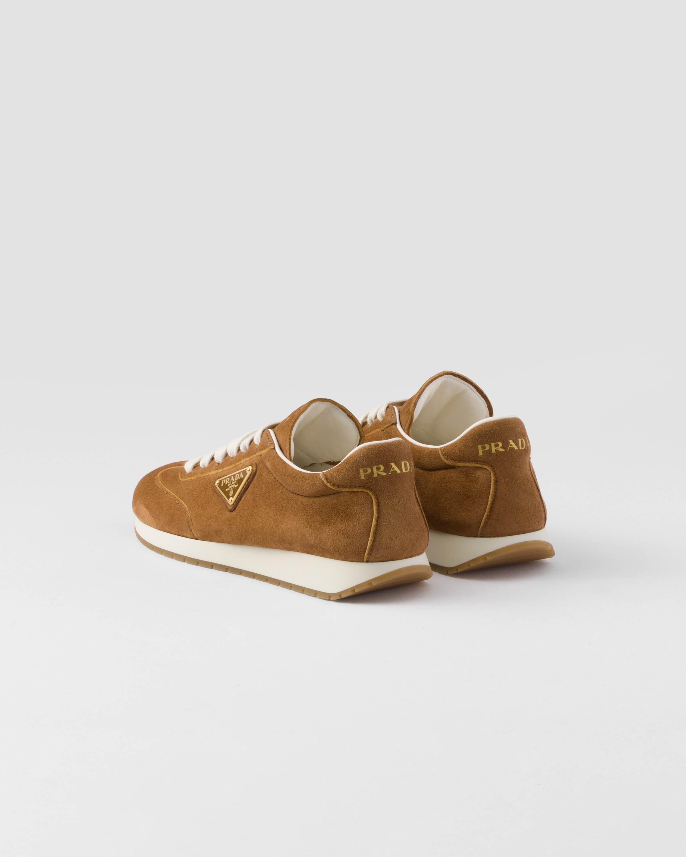Suede running sneakers - 5