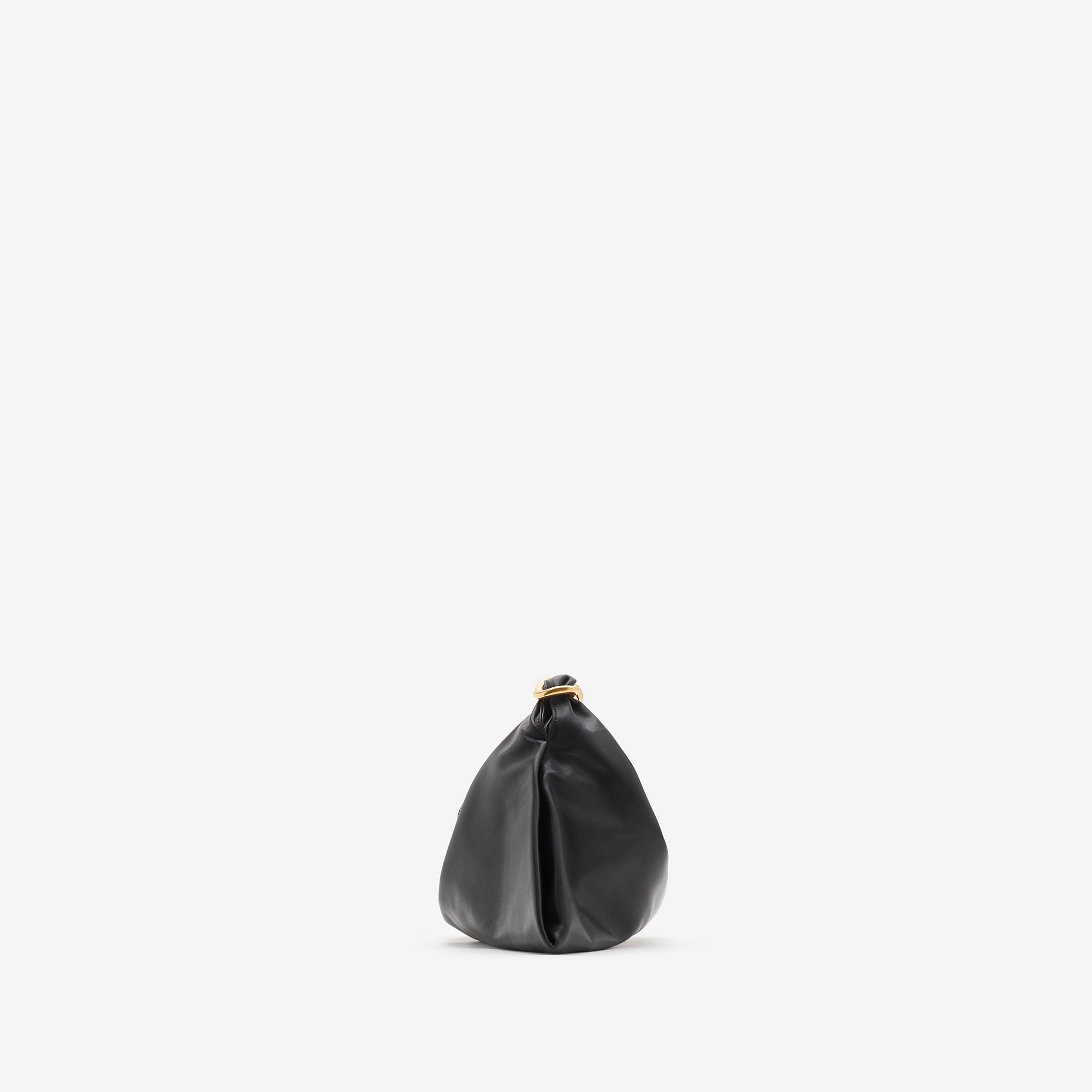 【送料&関税込】Burberry Black Leather Medium Swan Handbag Burberry Medium Swan Bag | REVERSIBLE