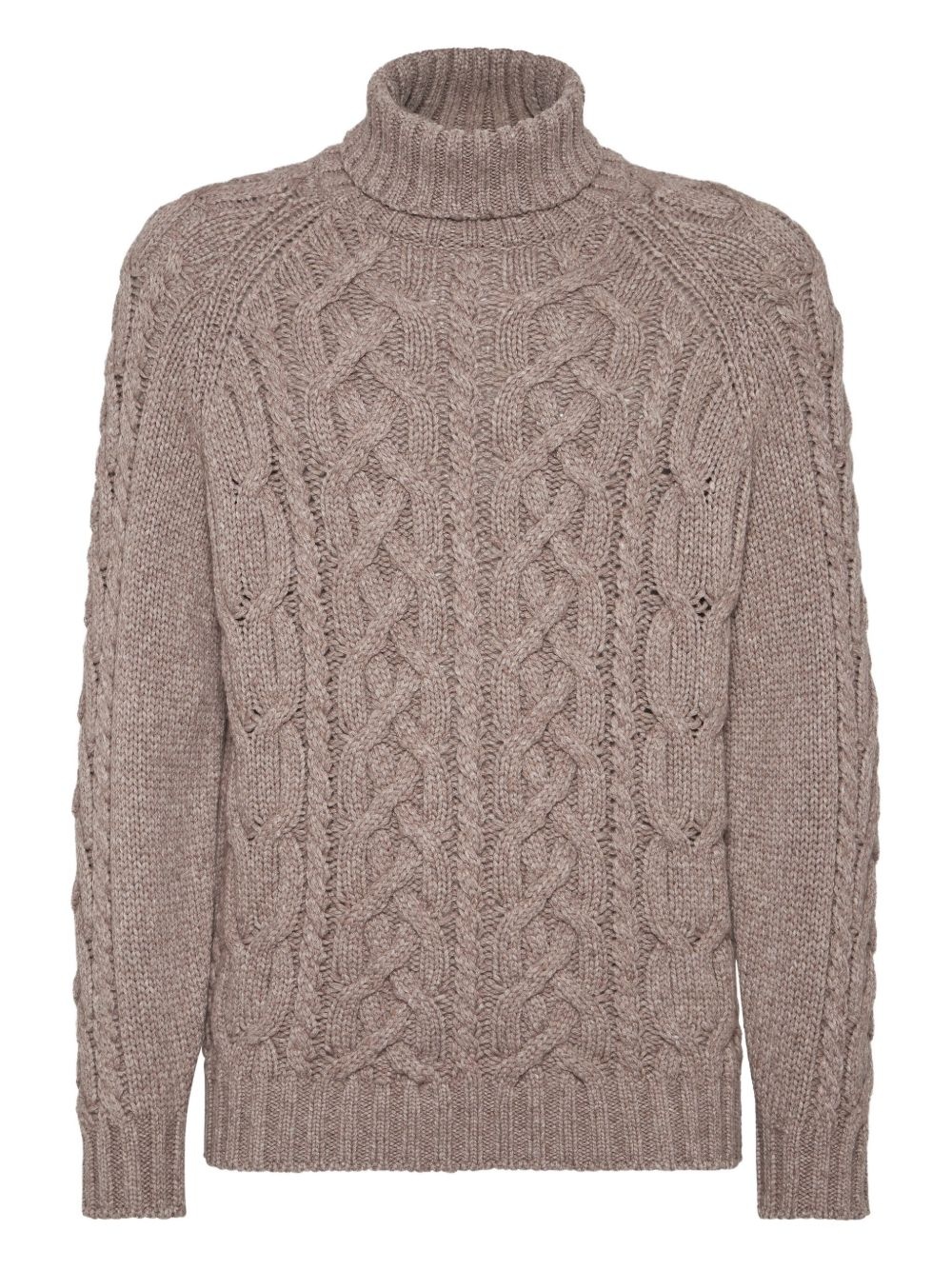 cable-knit sweater - 1