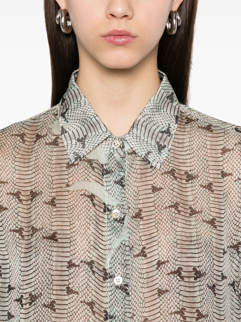 snake-print shirt 5