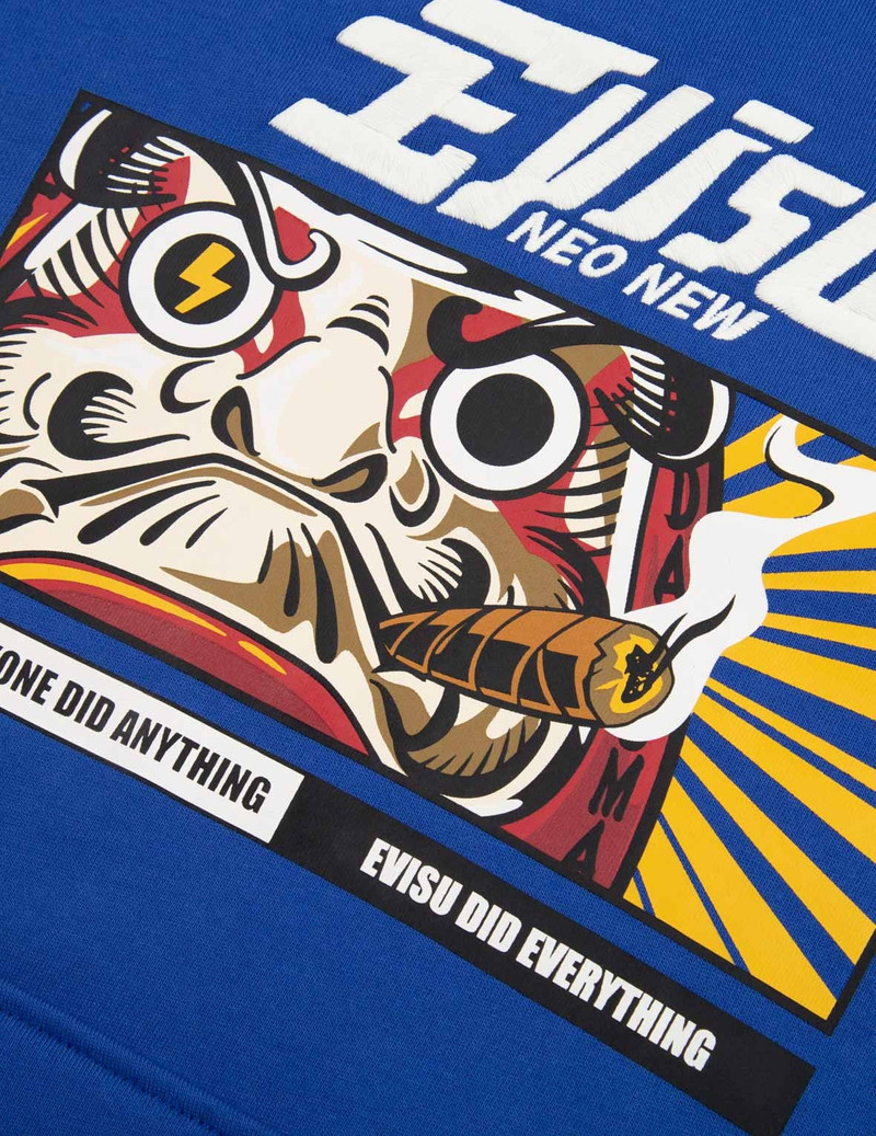 DARUMA BOX PRINT HOODED SWEATSHIRT 8