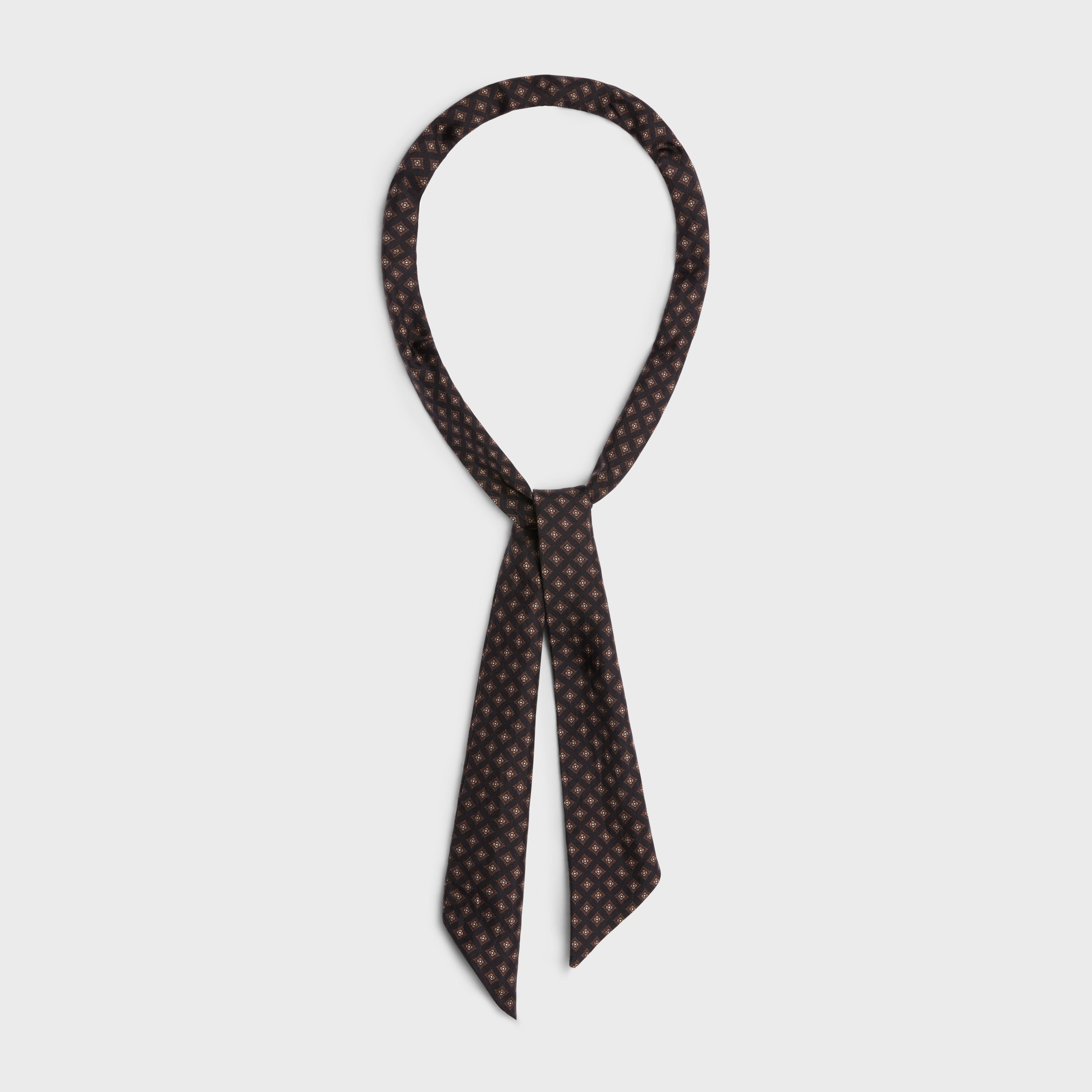 Lavallière scarf in silk twill - 1