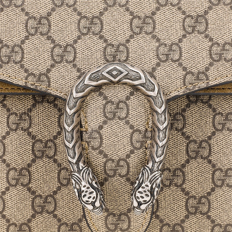 (WMNS) Gucci [Dionysus] Small GG Shoulder Bag Beige/Ebony 400249-KHNRN-8642 - 5
