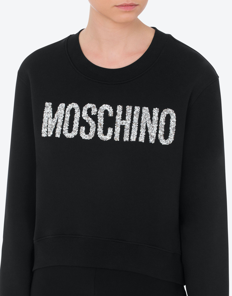 SPARKLING LOGO ORGANIC COTTON SWEATSHIRT 4