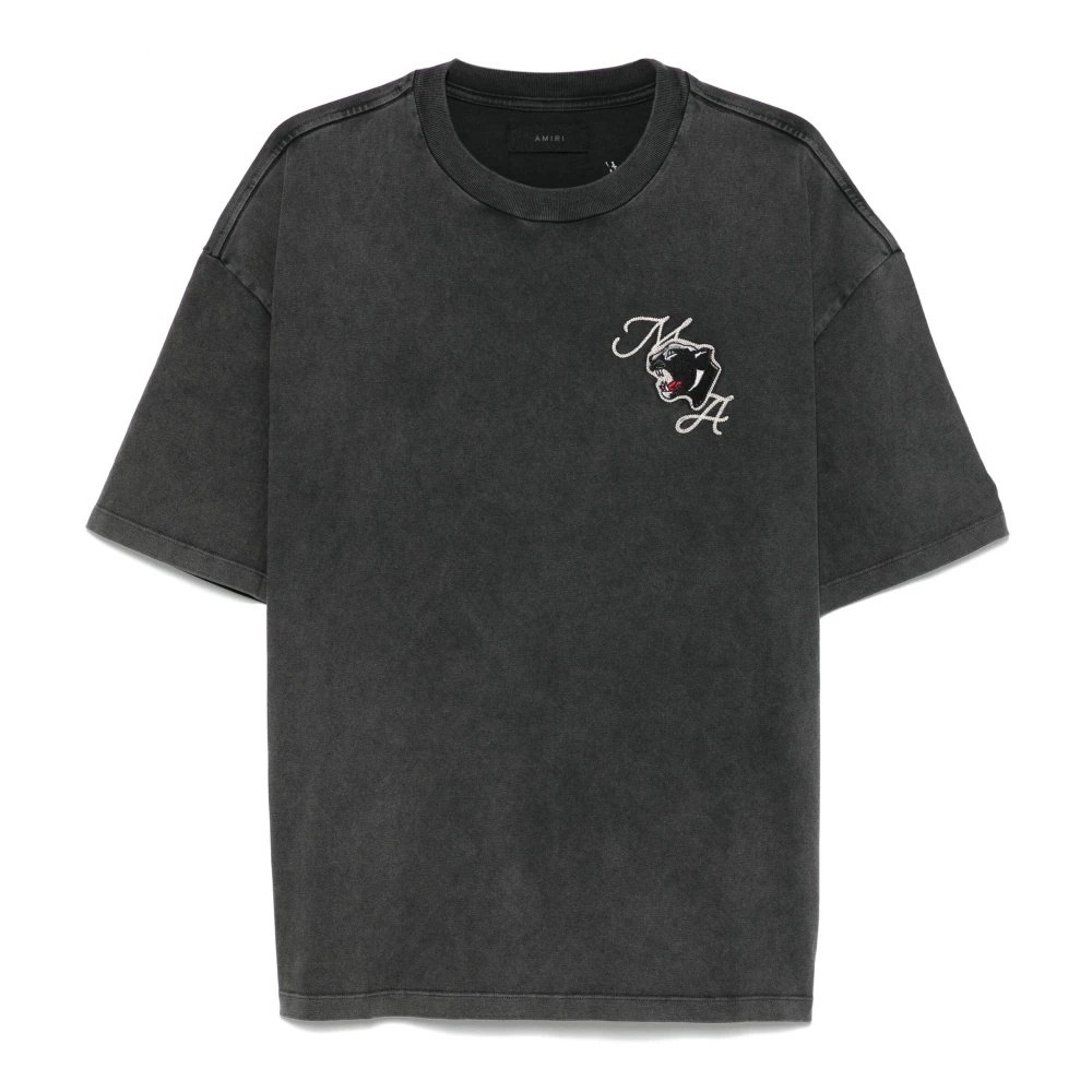 Tシャツ・カットソー Amiri Crew Neck T-Shirt With Chest Embroidery Amiri Crew Neck T-Shirt With Chest Embroidery | THE LIST