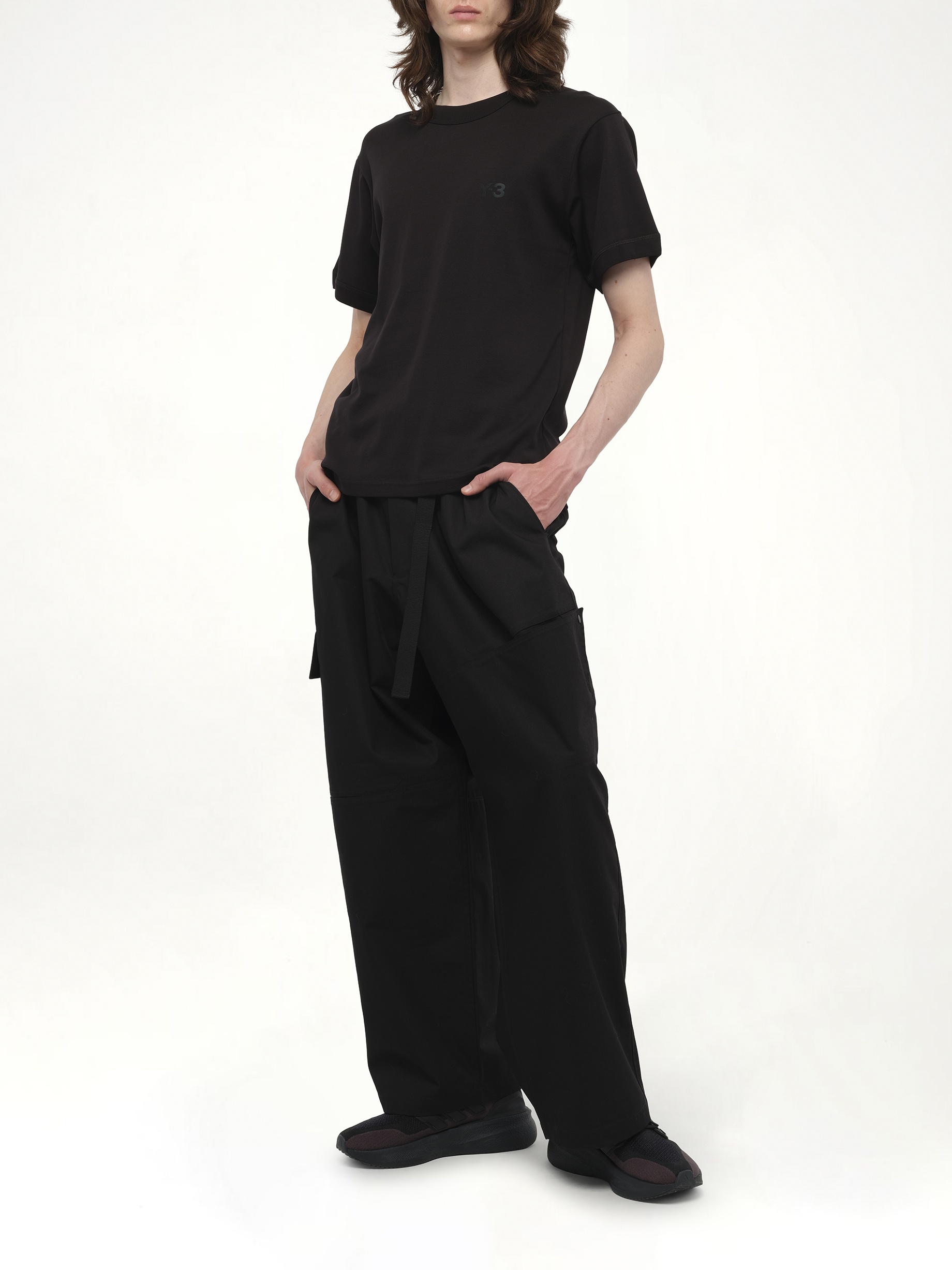 Slim Short Sleeve T-Shirt in Black - 4