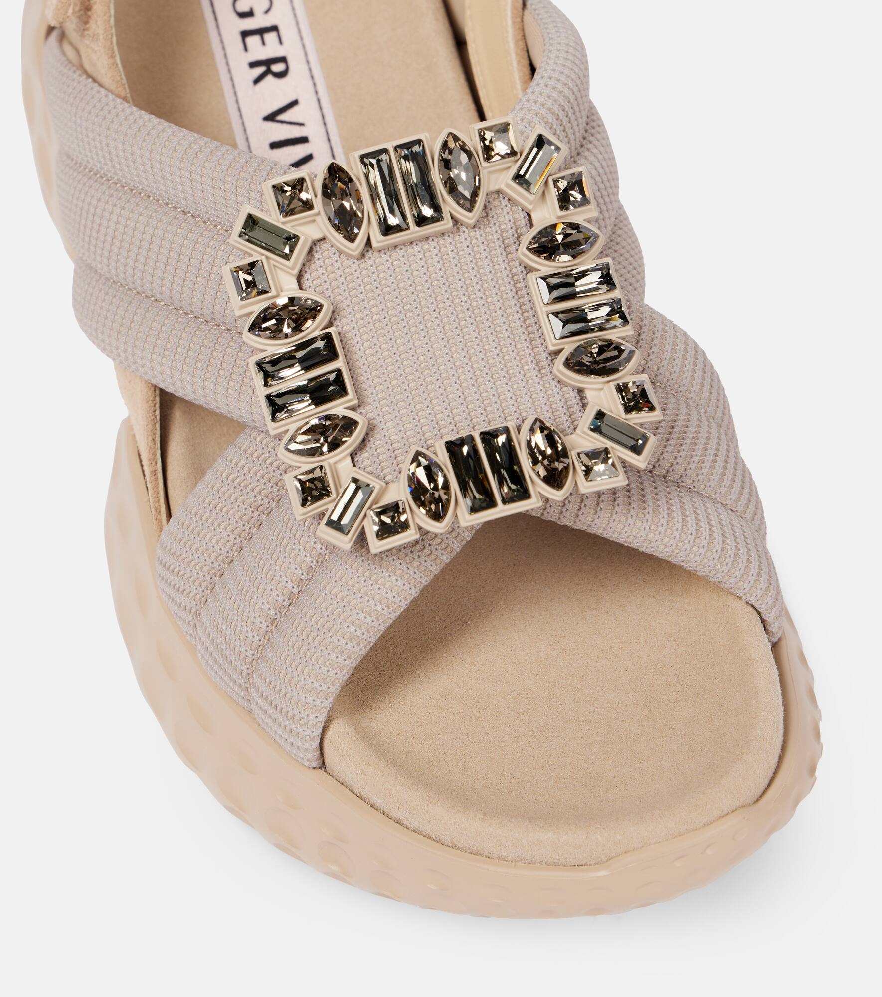 Viv' Run embellished slingback sandals - 5