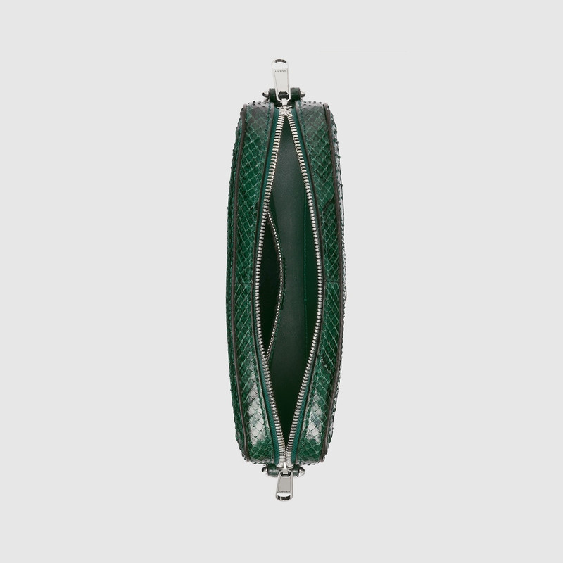 Python crossbody bag with Double G 9