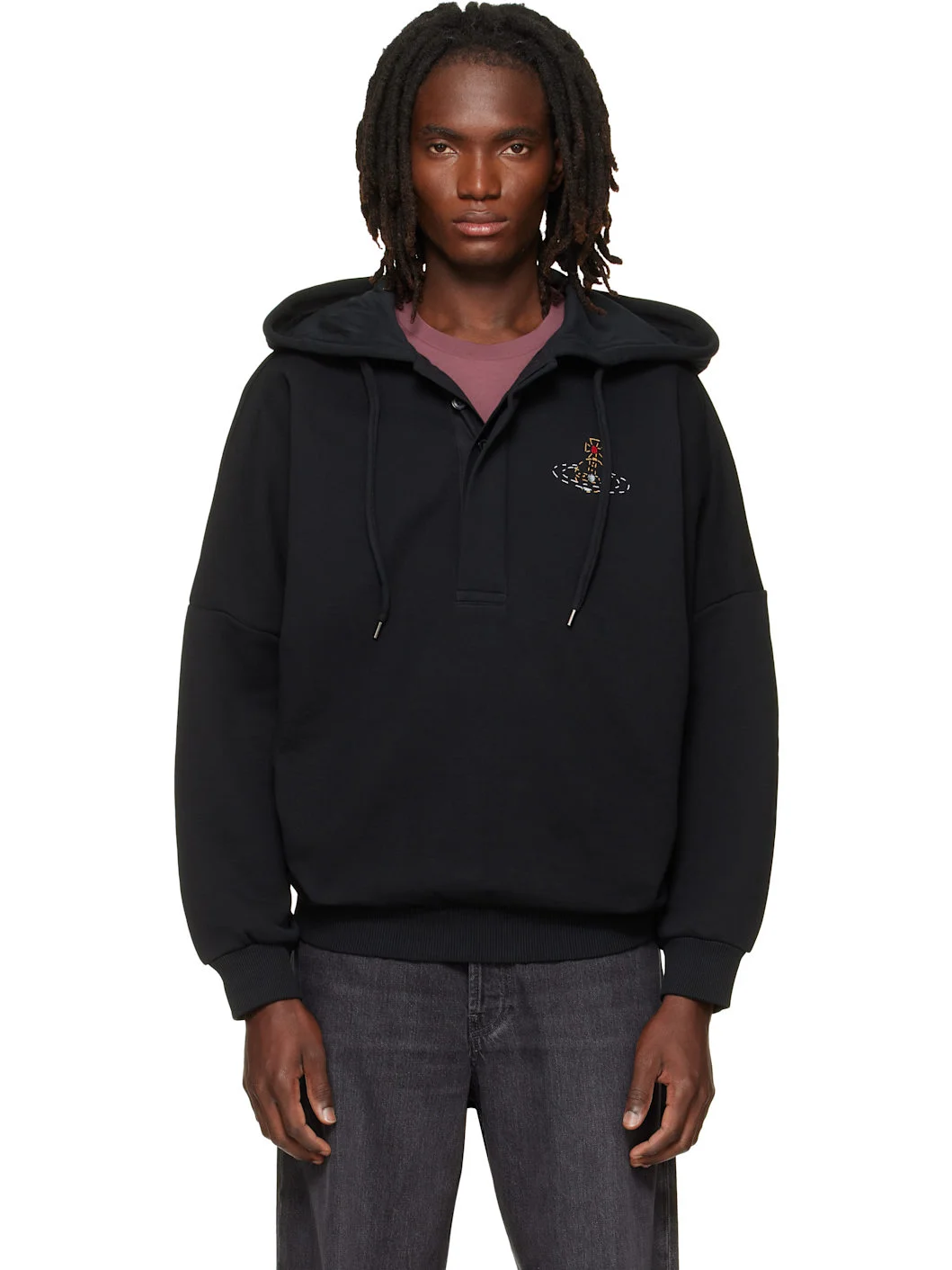 Black Batwing Hoodie - 1
