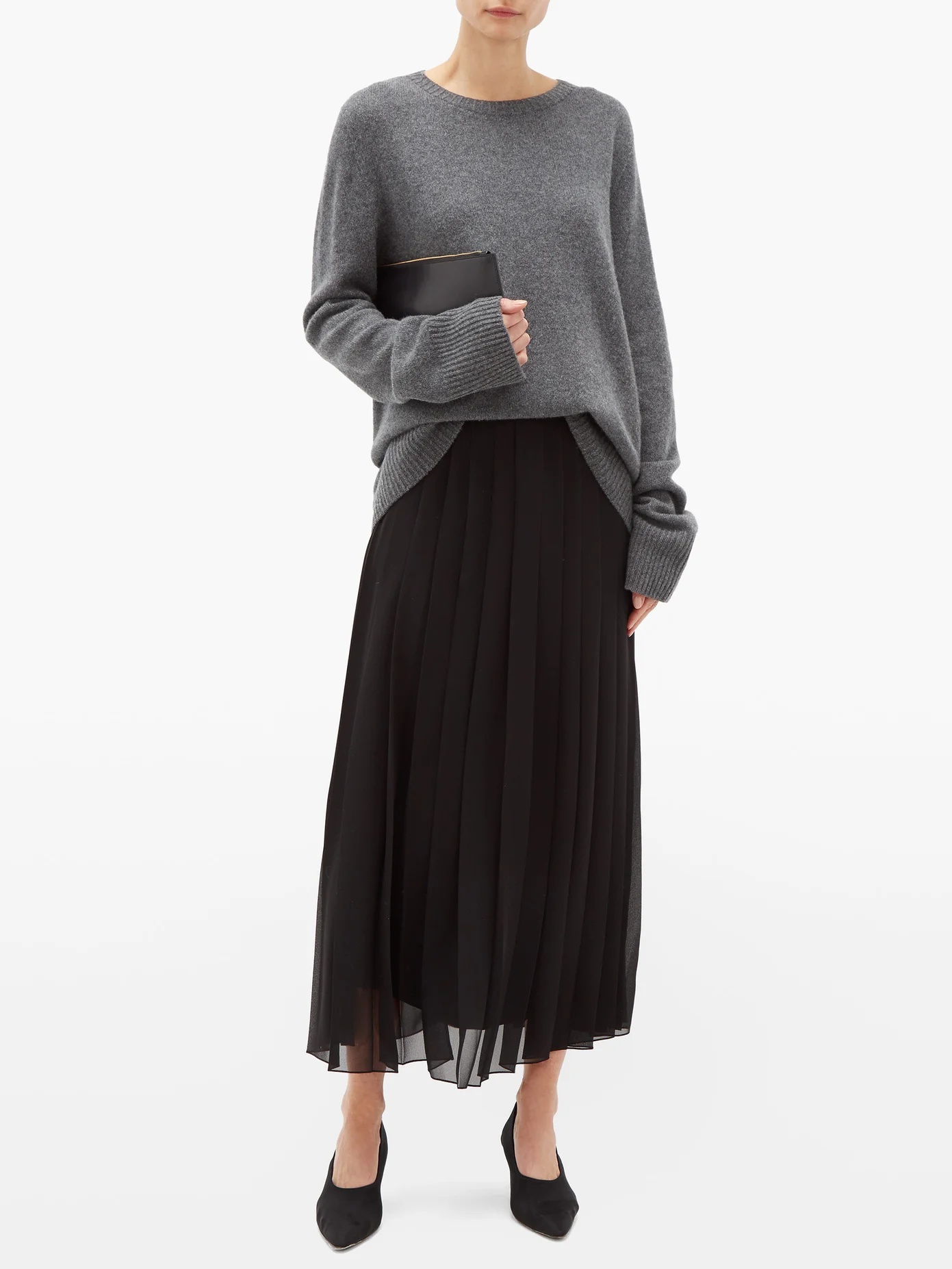 Sibel oversized wool-blend sweater - 2