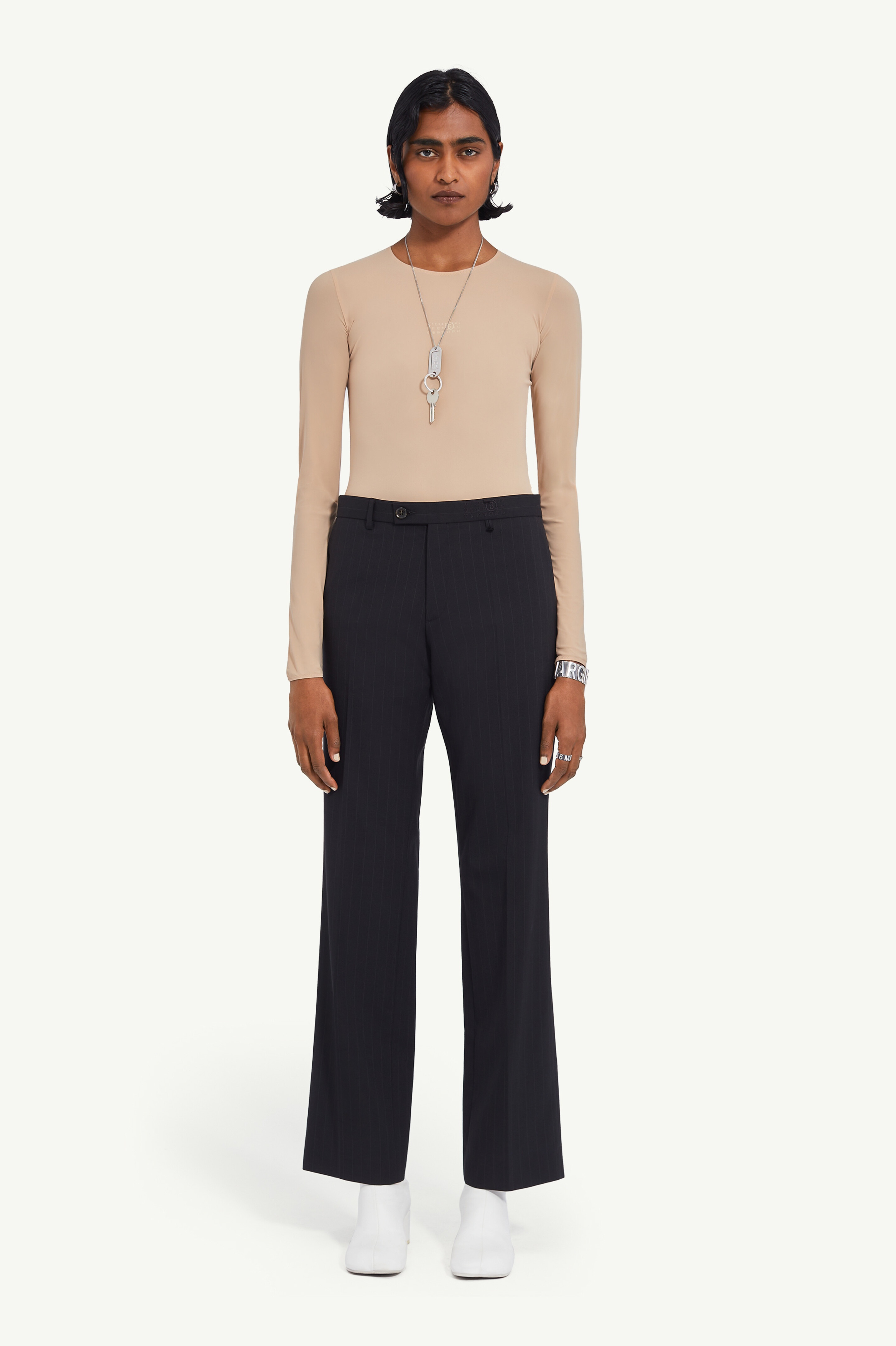 Straight-fit tailored trousers - 2
