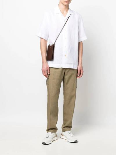 Paul Smith short-sleeve linen shirt outlook