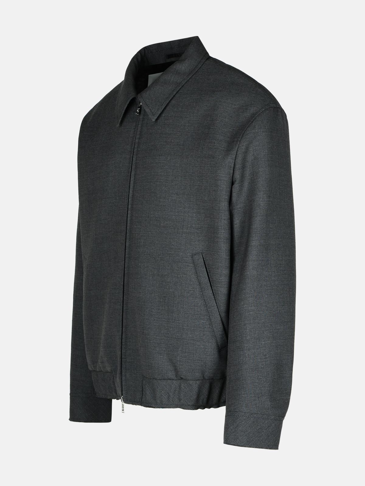 GREY WOOL JACKET - 2
