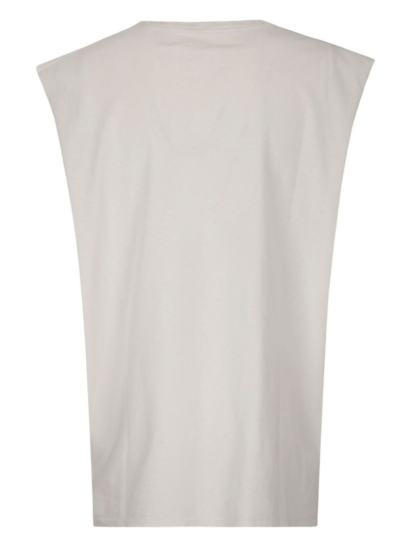 Maison Margiela number-print cotton tank top outlook
