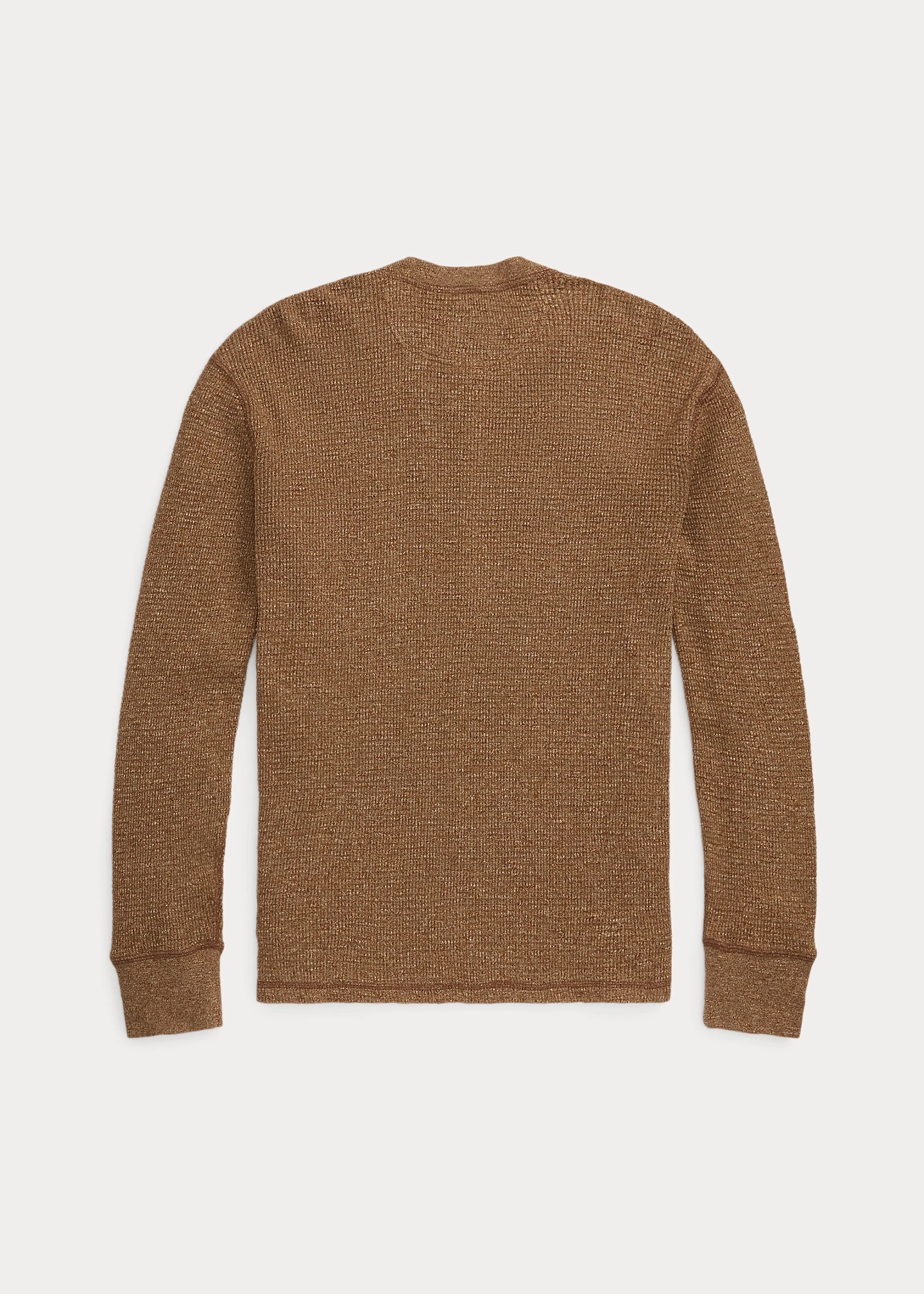 Waffle-Knit Henley Shirt - 2