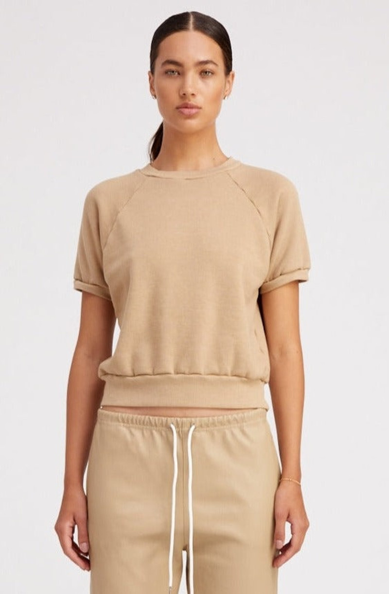 KHAKI RAGLAN SWEATSHIRT 1